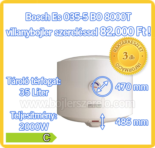 Bosch Es35-5bo8000T villanybojler