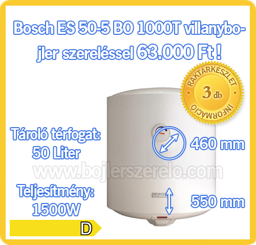 Bosch Es 50-Bo1000T villanybojler