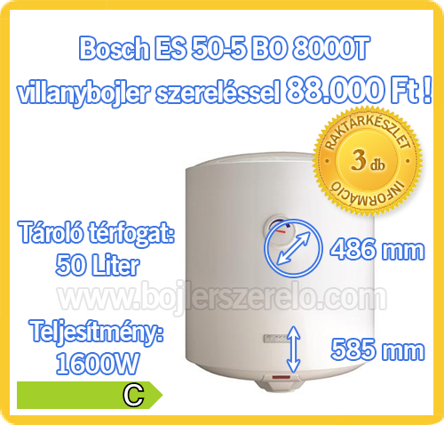 Bosch Es 50-Bo8000T villanybojler